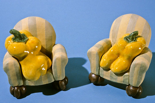 Erotic Yellow Peppers, ©1985 Victor Cicansky