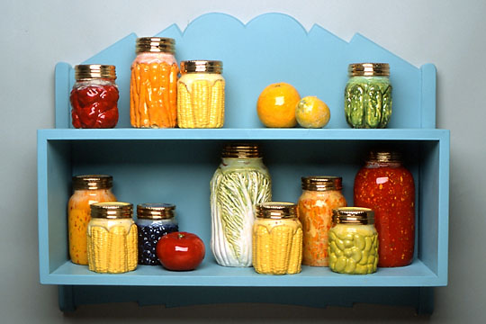 Little Blue Pantry, ©2000 Victor Cicansky